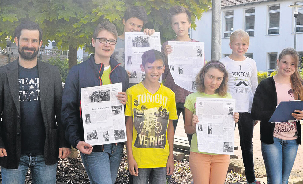 MCG-Schüler gestalten Projektzeitung