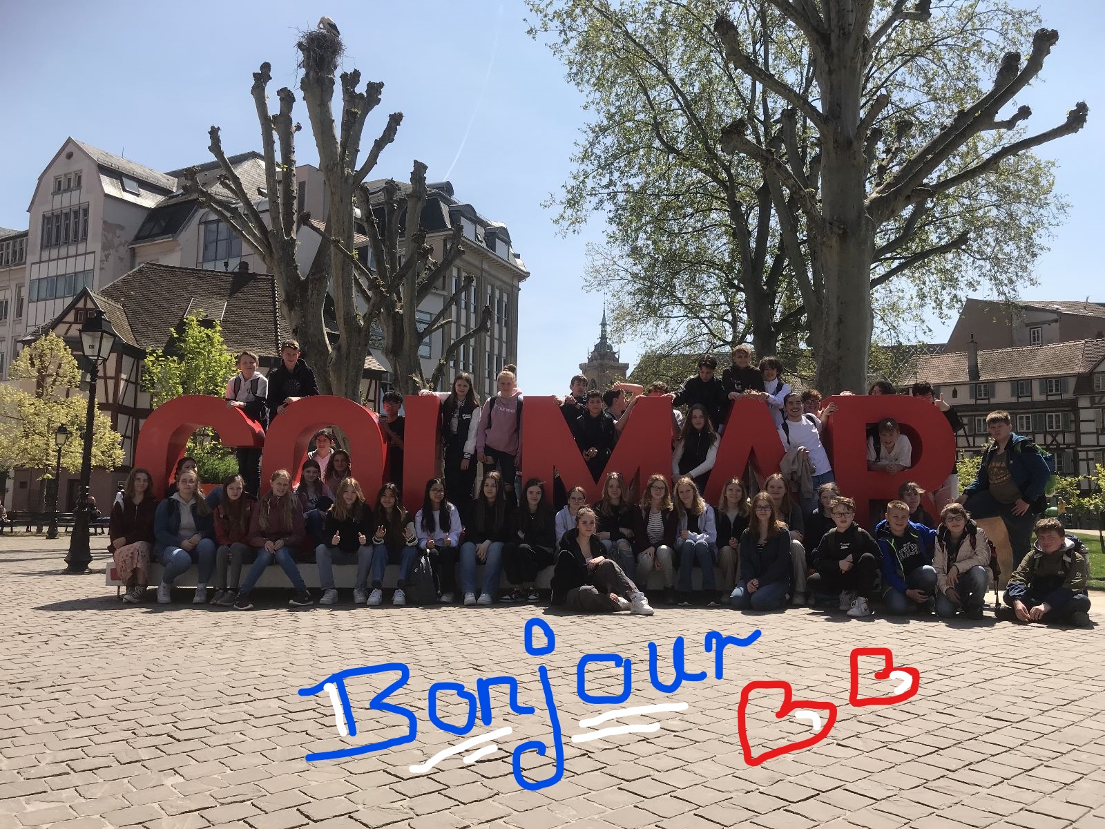 Bonjour! Die Französischklassen am MCG kehren begeistert aus dem Elsass zurück