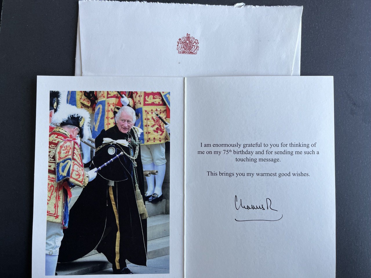 Post aus dem Buckingham Palace