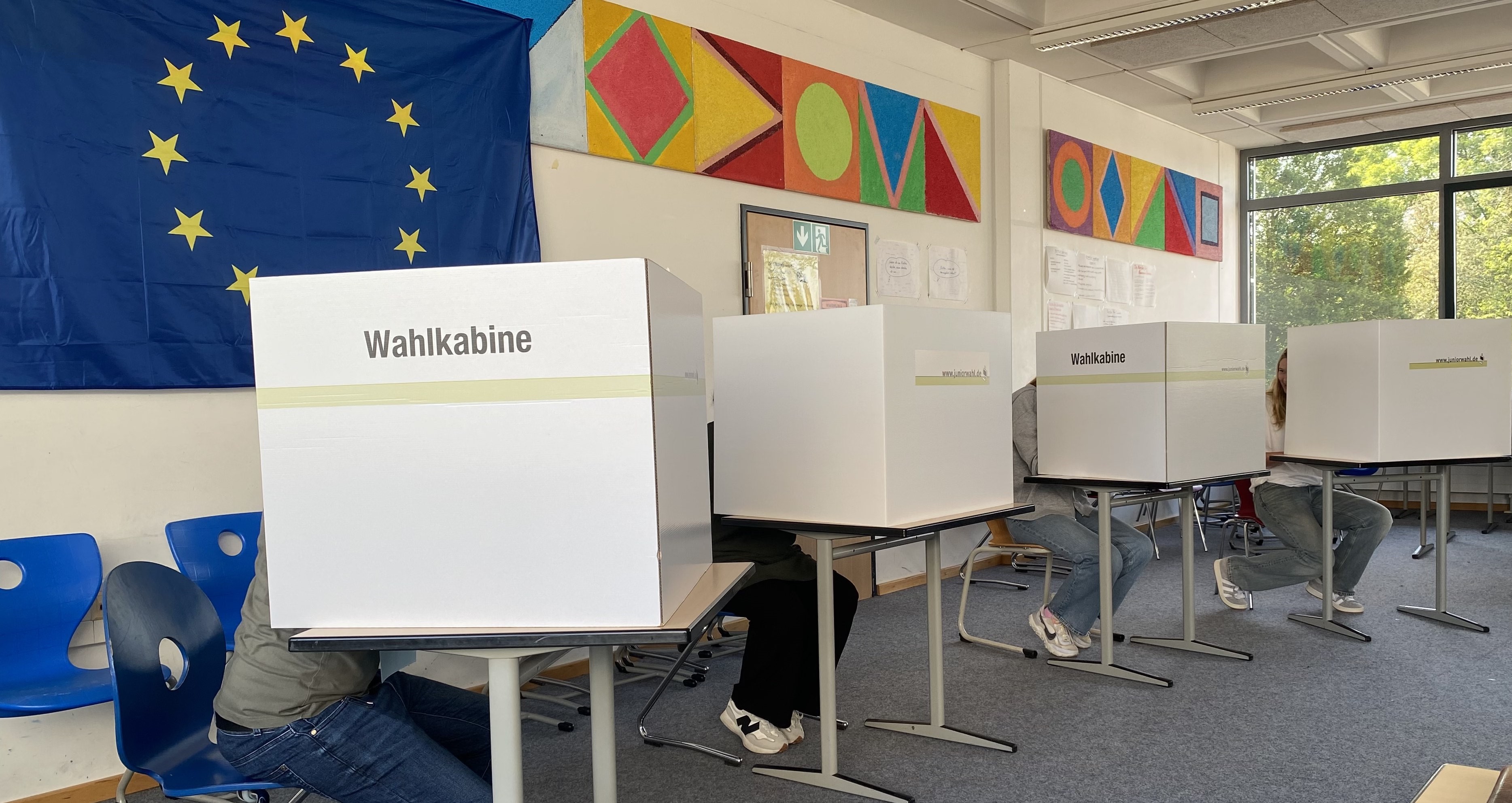 Die Juniorwahl zum EU-Parlament am MCG