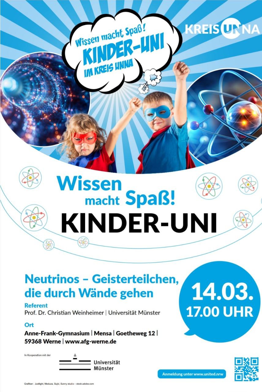 Neues aus der Kinder-Uni! – Komm zu den Vorlesungen am 14.02. und 14.03.2025