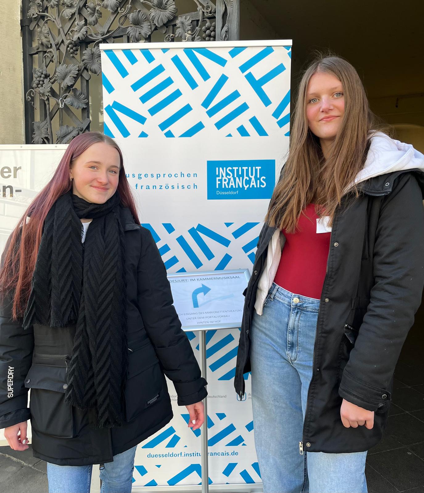 Schülerinnen aus der EF beim Regionalentscheid Prix des lycéens