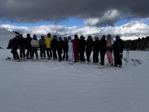 Gruppe mit Panorama