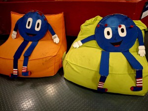 Natürlich waren die Bonnys als Maskottchen der Schule überall präsent und sorgten für gute Laune.