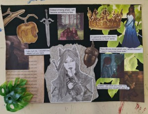 Holly Black: "Elfenkrone"; Lieblingsromanfigur: Jude Duarte. Künstlerin: Matilda Korzetz