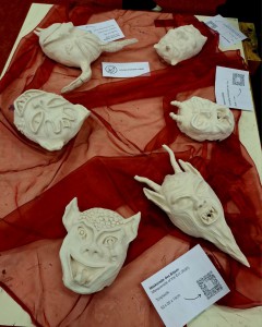 Faszinierende Gargoyles waren im Kunstraum zu bewundern.