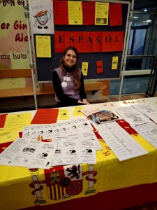 Über die Möglichkeit, Spanisch als neu einsetzende Fremdsprache in der Oberstufe zu lernen, informierte Frau Mersch.