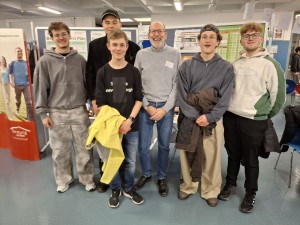 Der Stand des StuBo-Beauftragten Herrn Wegmann war gut besucht.