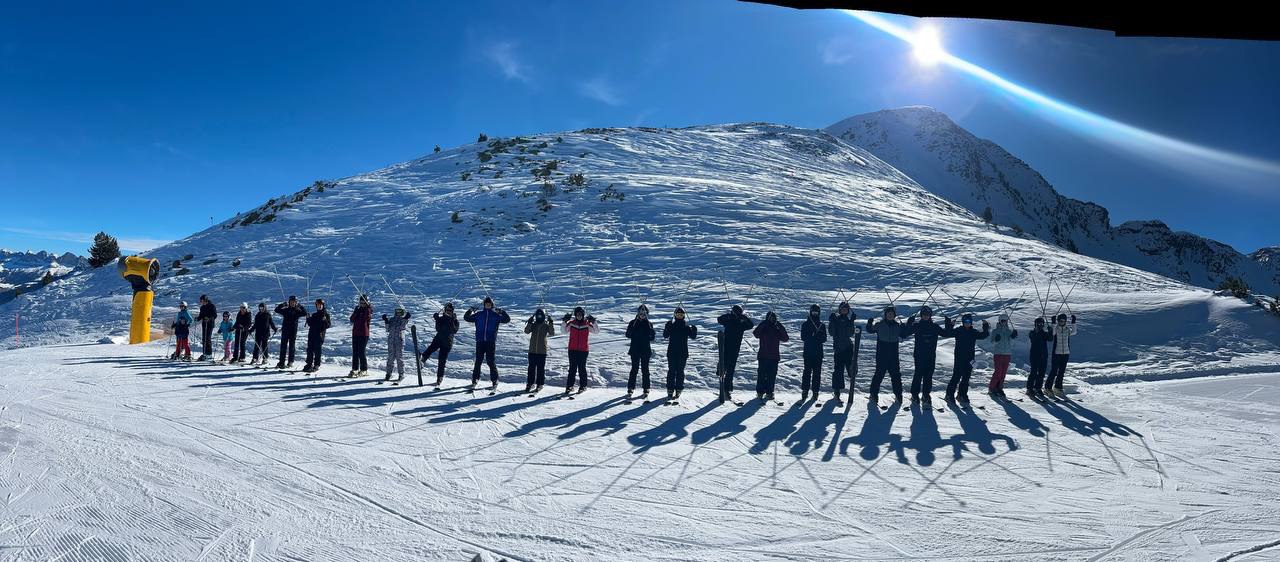 Schneesportunterricht in Jochgrimm (Südtirol)