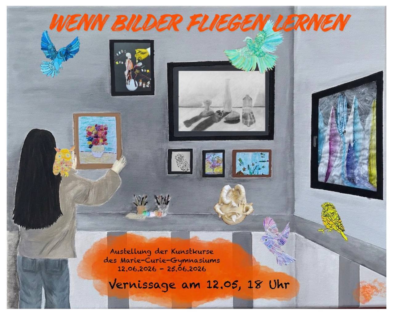 Herzliche Einladung zur diesjährigen Kunstausstellung in der Alten Mühle Bönen