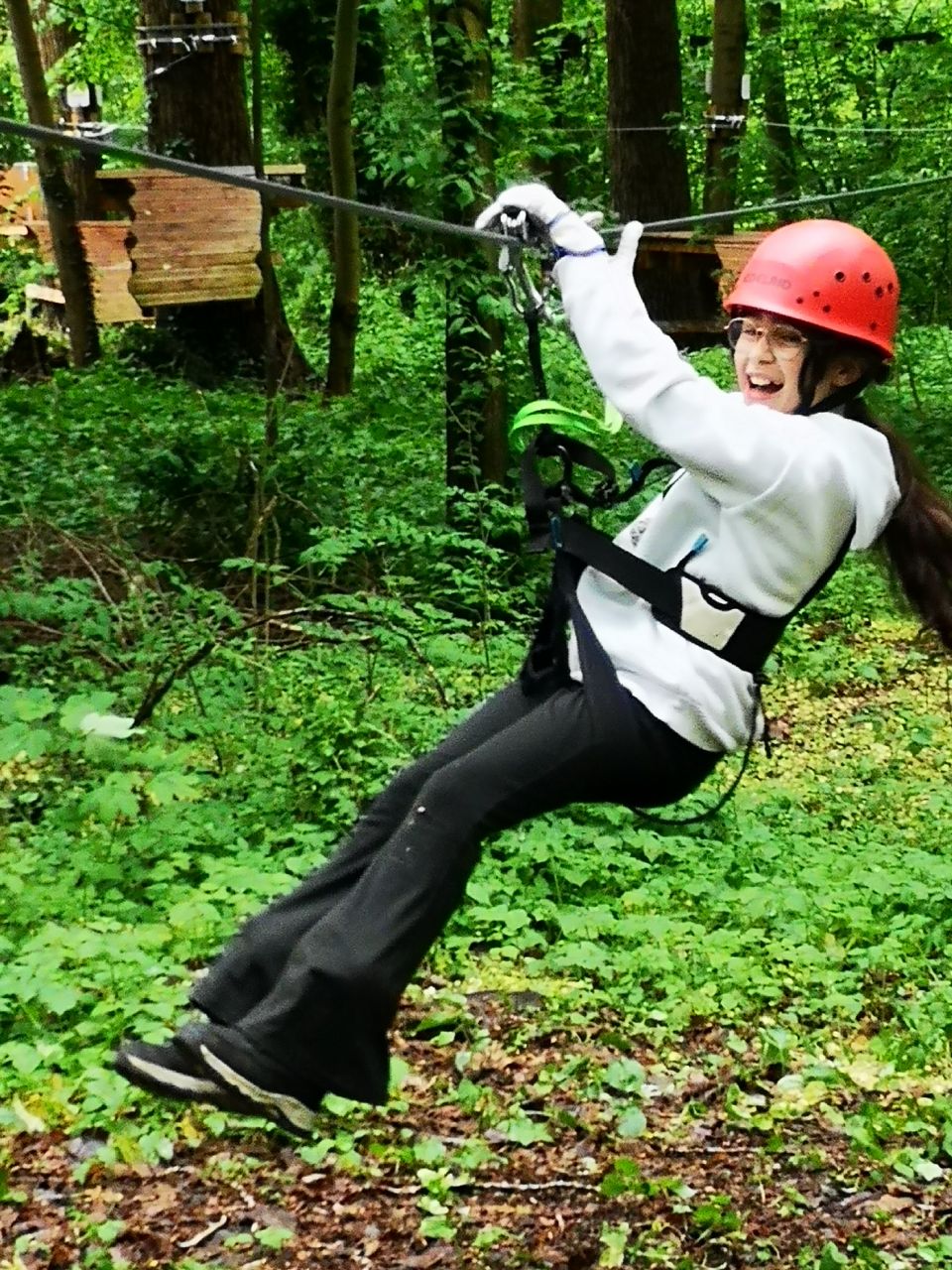 Wandertag der Klassen 5a und 5b im Kletterpark