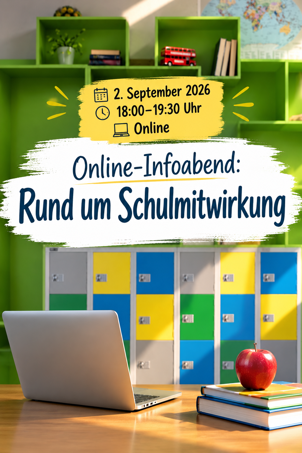 Online-Infoabend: Rund um Schulmitwirkung