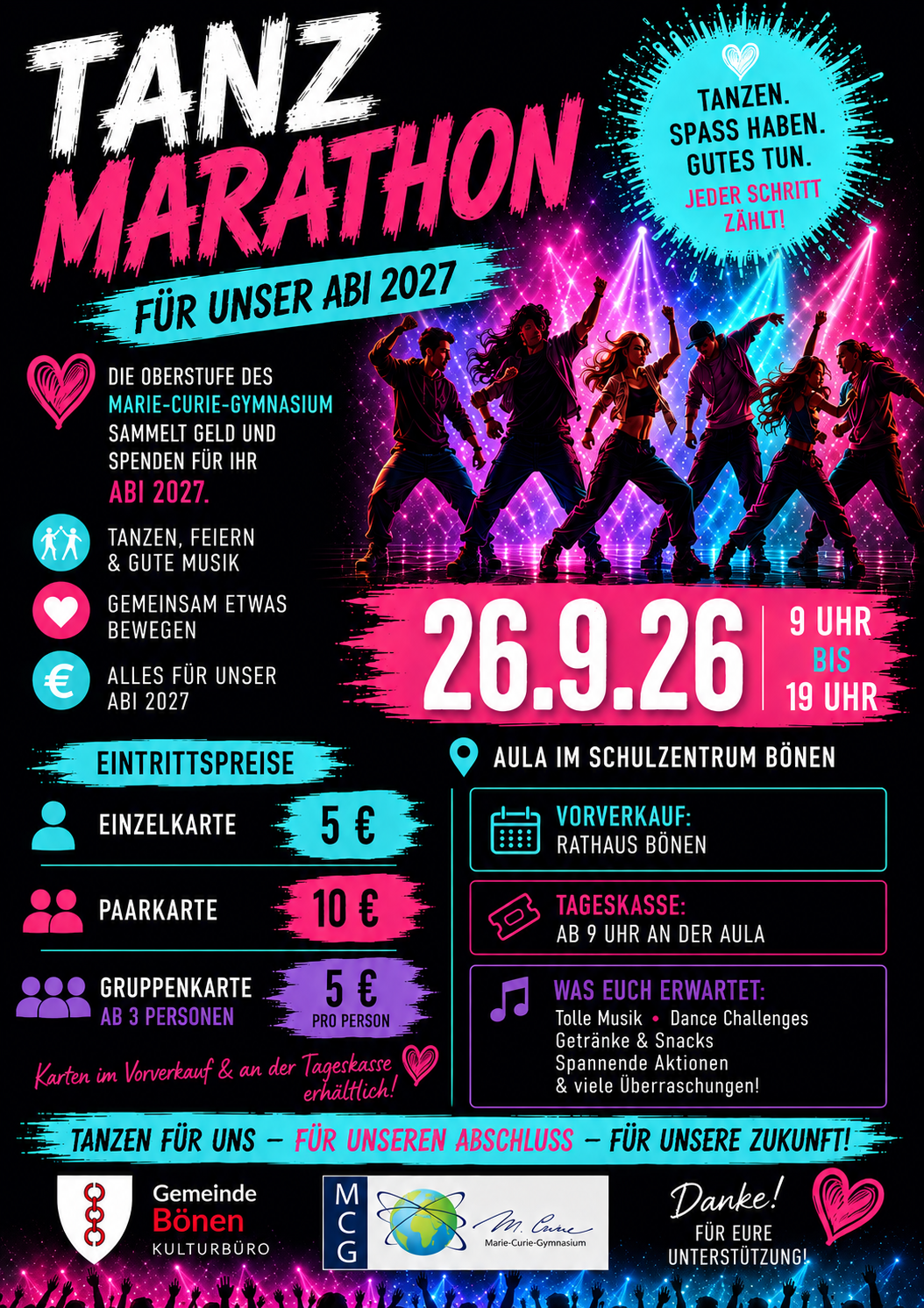 Let´s dance – Der Tanzmarathon fürs ABI 2027